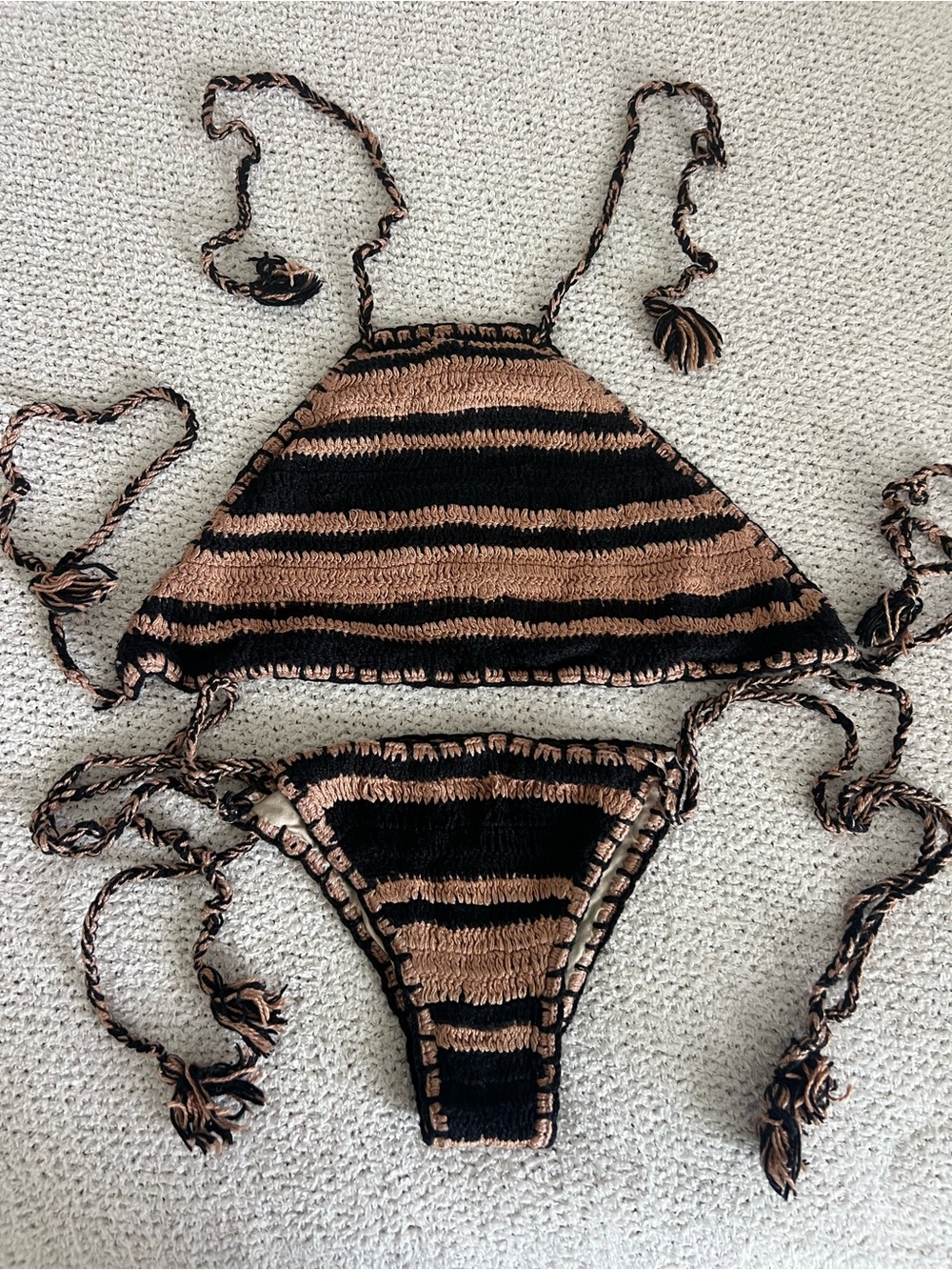 [FARM Rio] Crochet Bikini - Top and Bottom